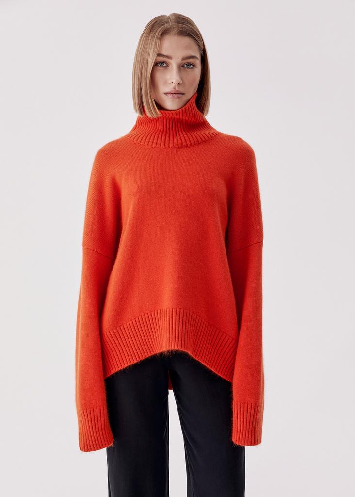 All > Cropped oversized extremely soft 100% cashmere sweater Buy from e ...
