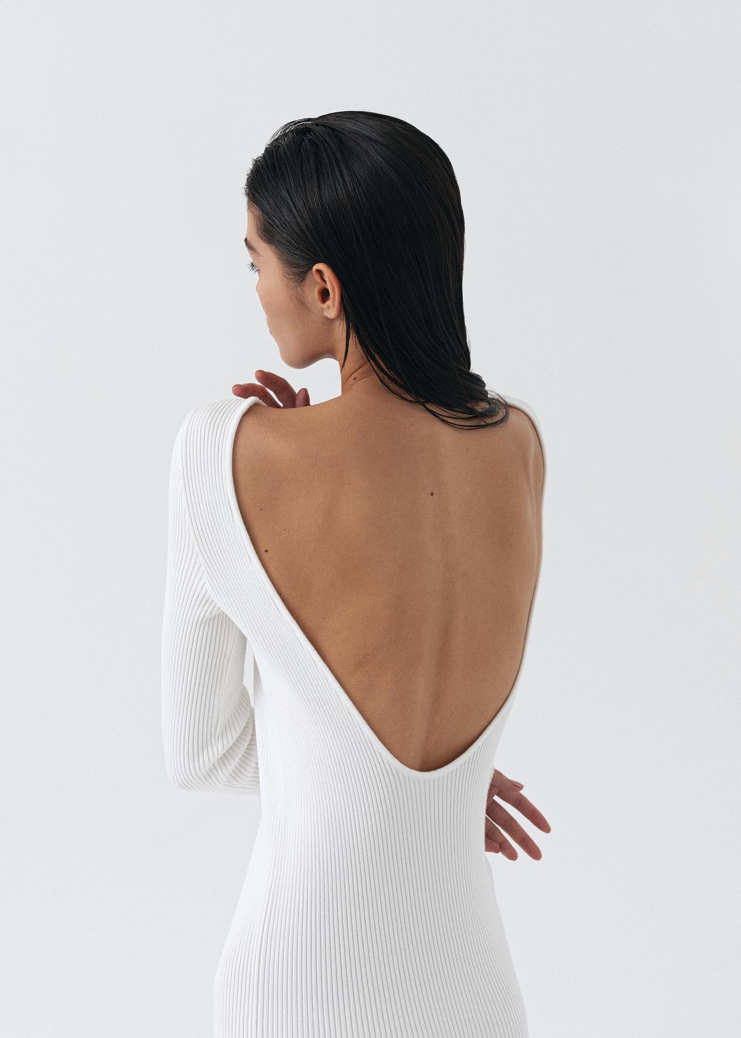 All > Open back knitted dress Buy from e-shop