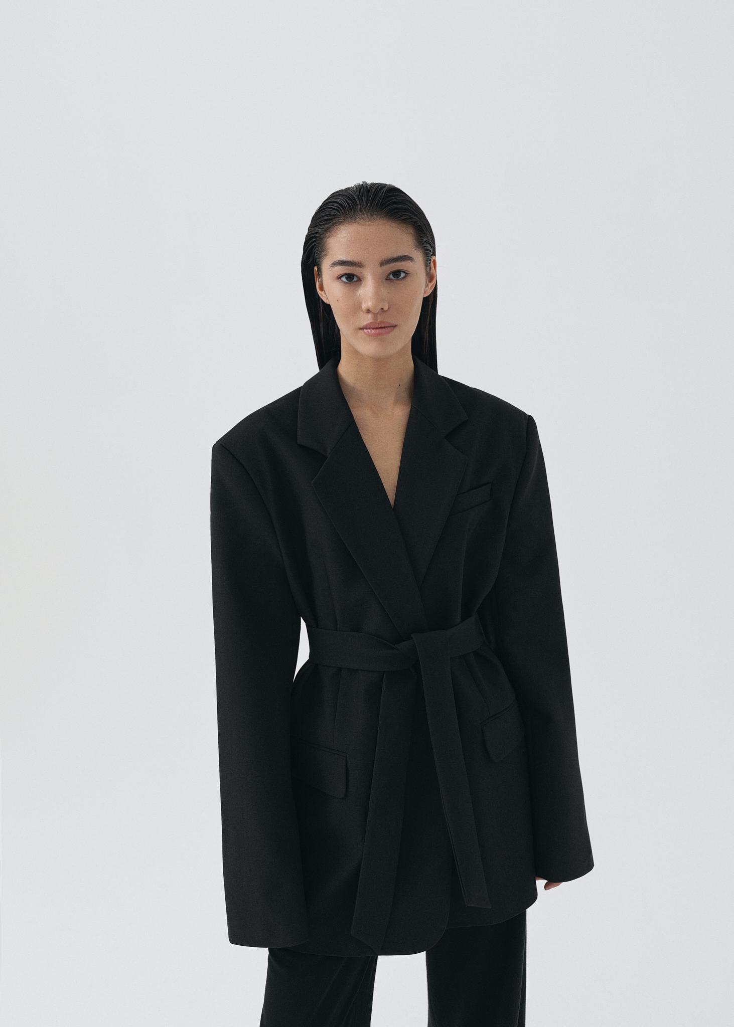 All > Oversized blazer with belt Buy from e-shop