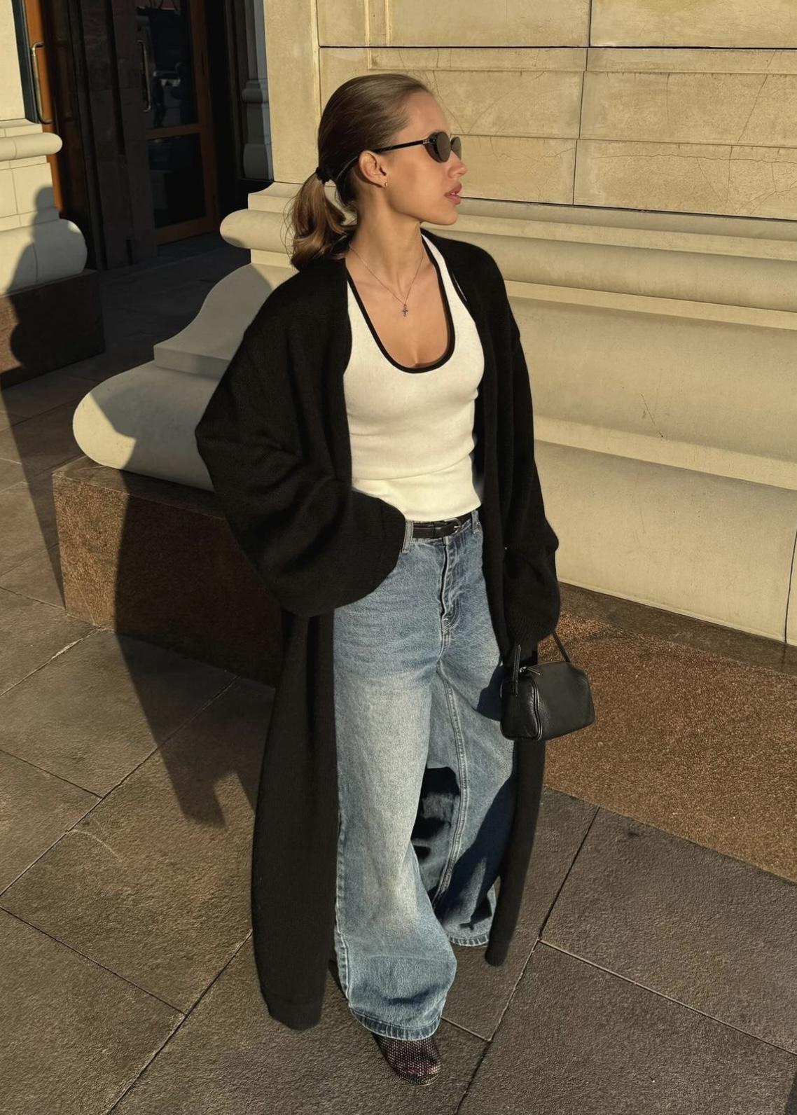 Cashmere > 100% cashmere oversized long cardigan Buy from e-shop Cashmere > 100% cashmere oversized long cardigan Buy from e-shop