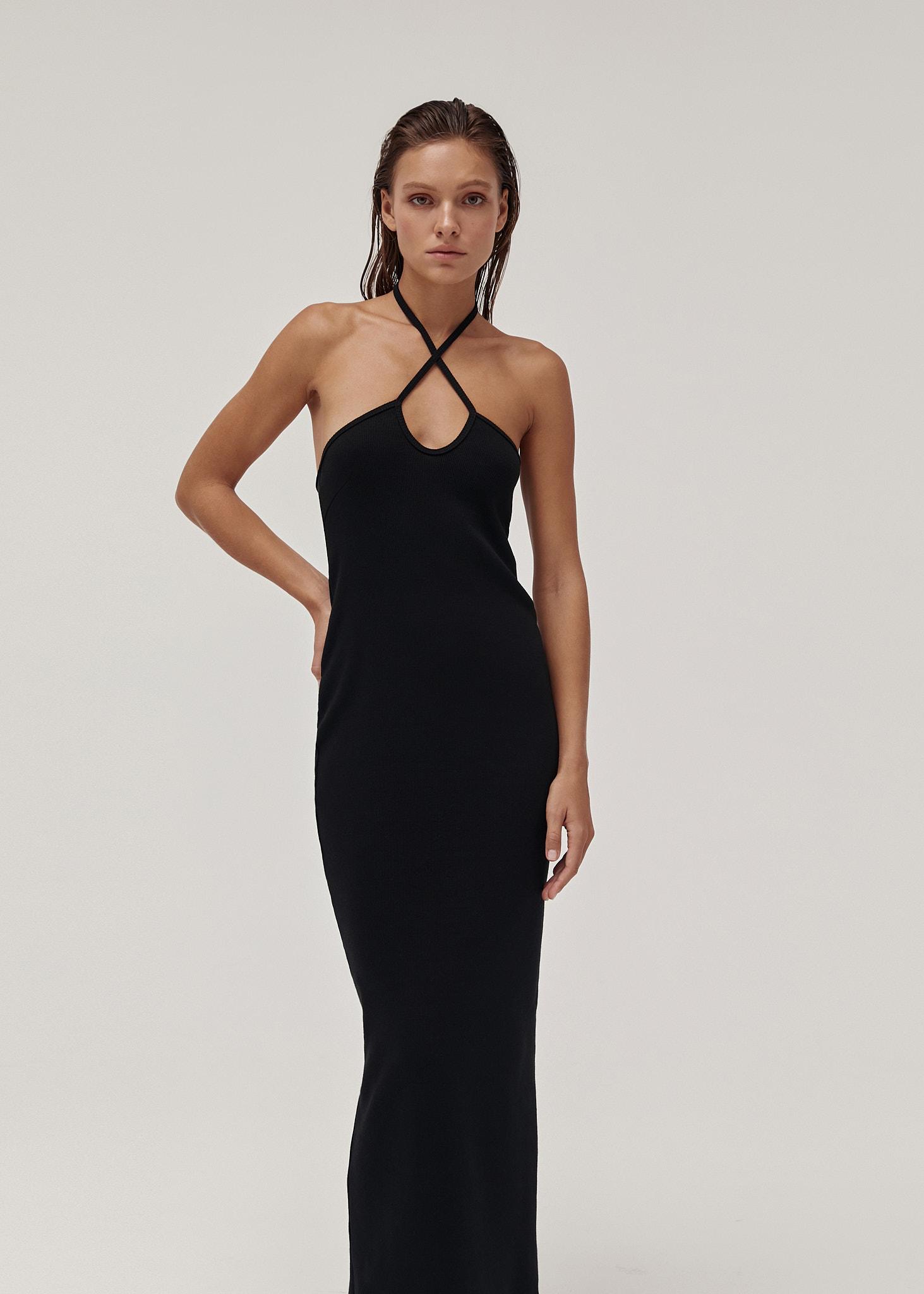 All > Halter neck rib tank dress Buy from e-shop