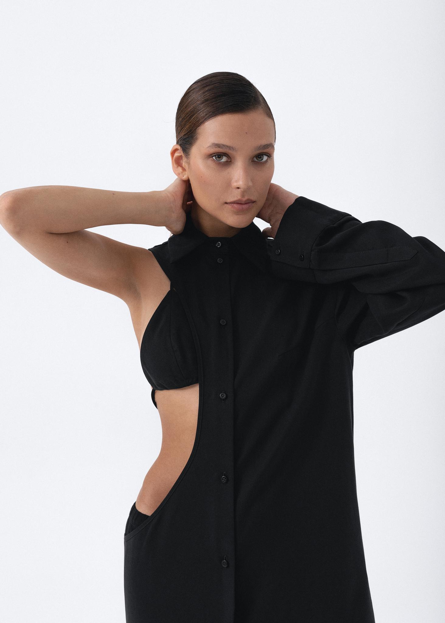 All > Open side shirt dress with bodice Buy from e-shop