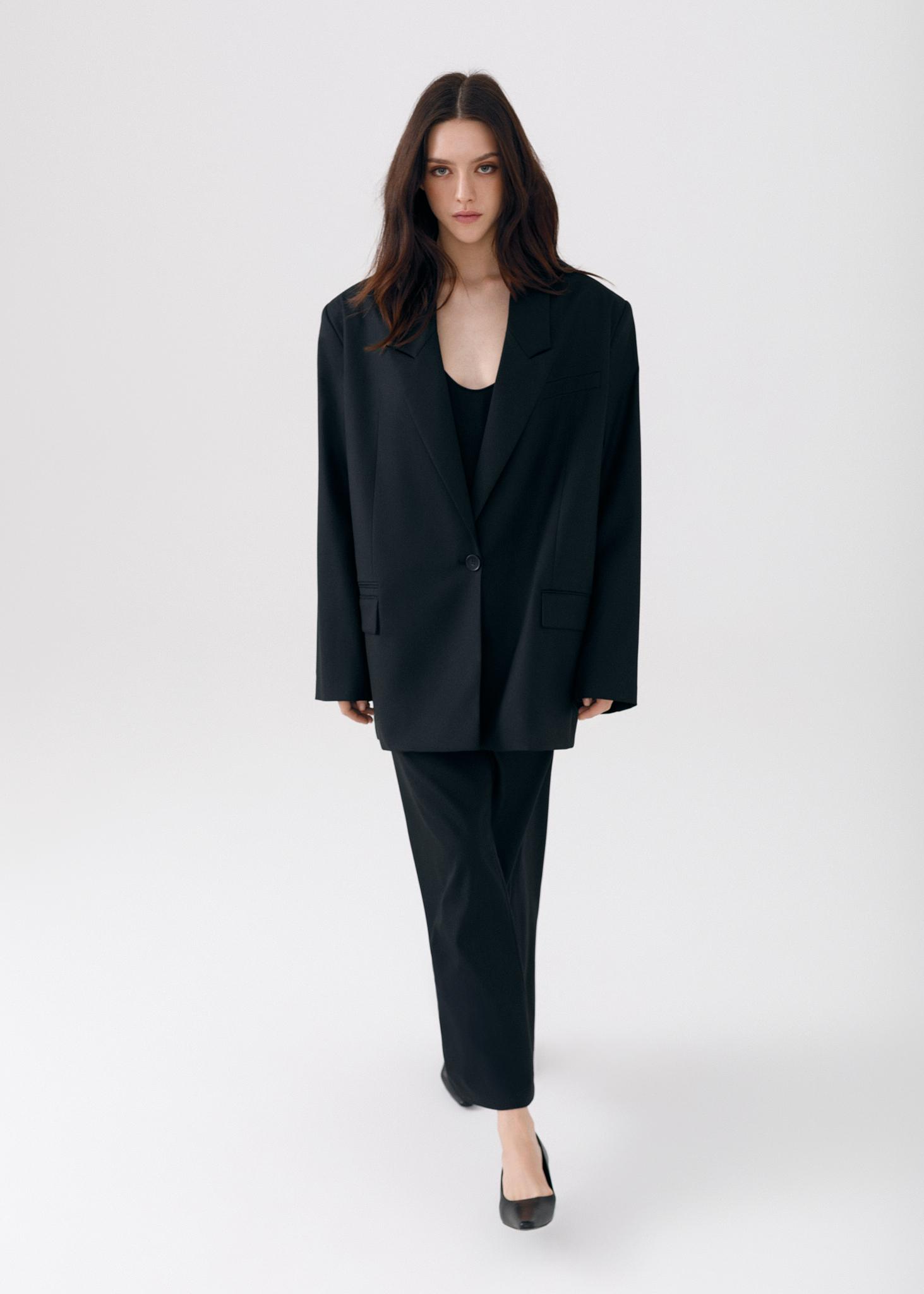 BAZILIKA】Oversized blazer 2WAY