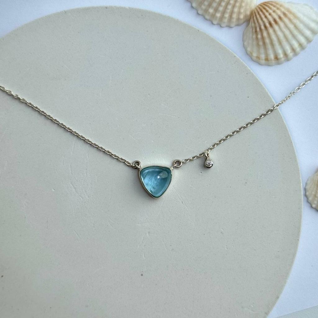 Подвеска с аквамарином