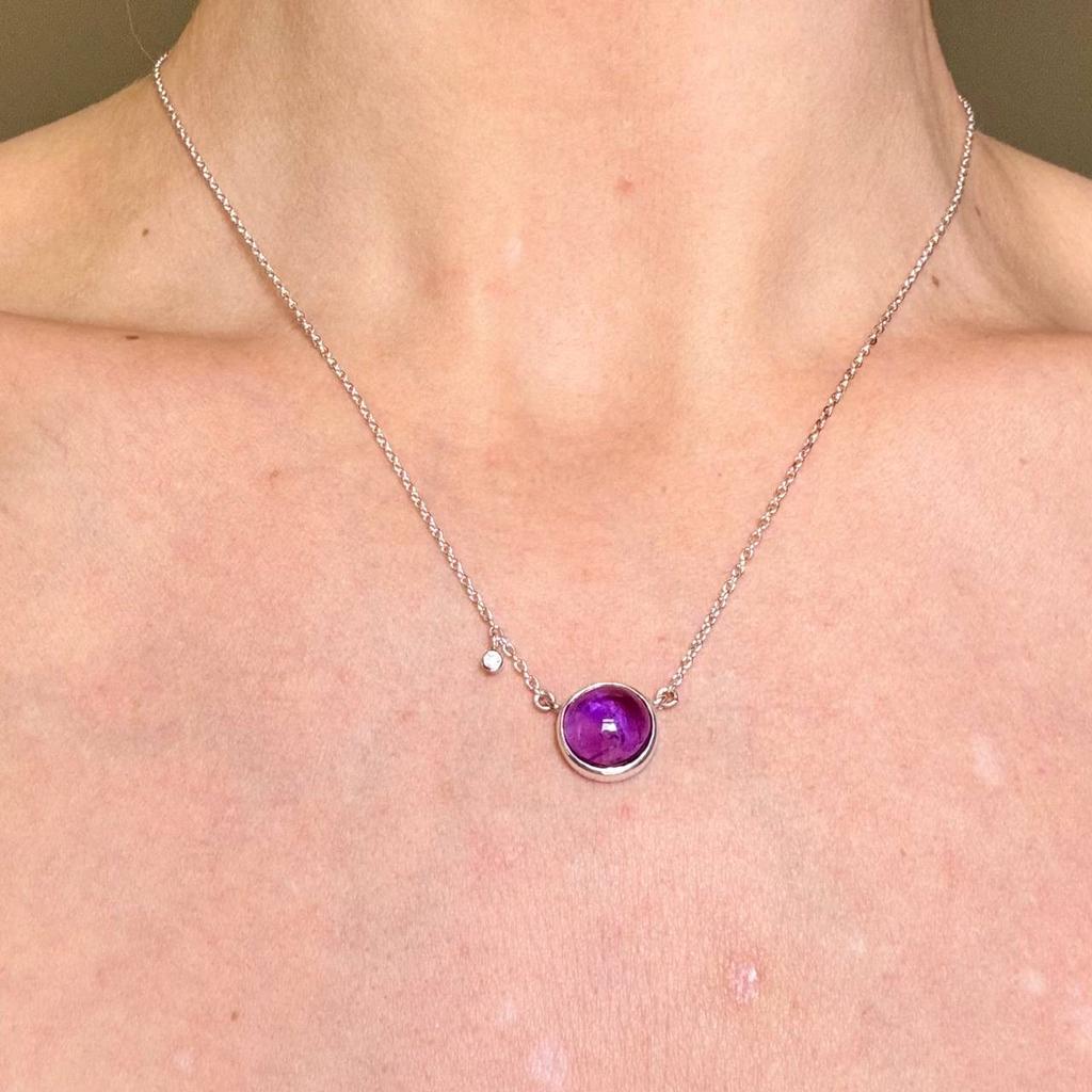 Подвеска с аметистом