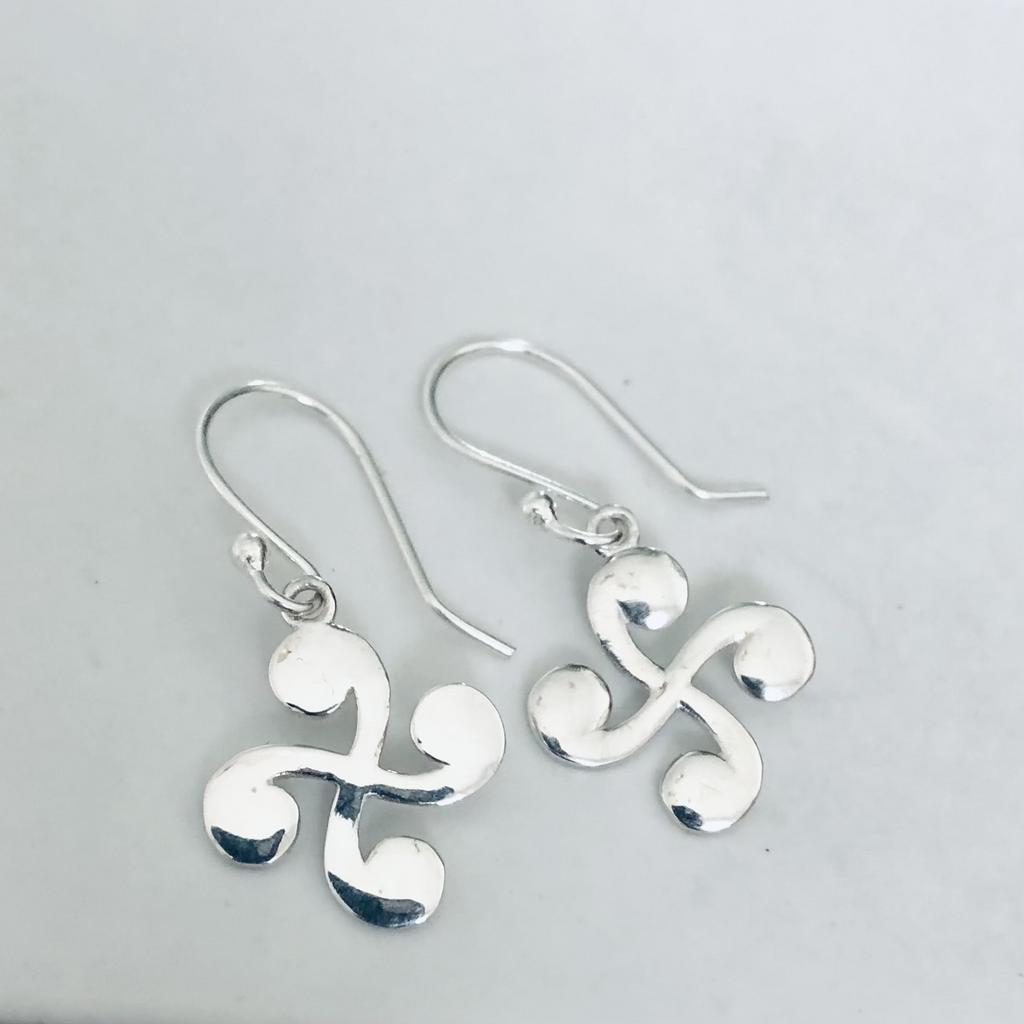 Boucles d’oreilles Croix basque