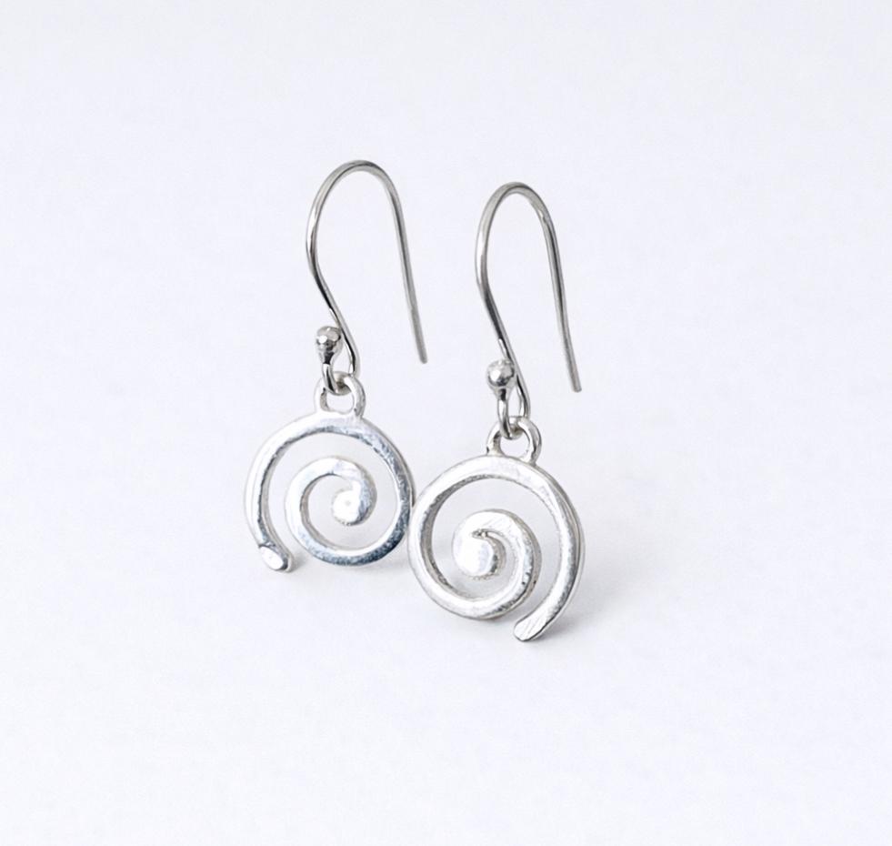 Boucles d’oreilles “Coquillage” en argent 925
