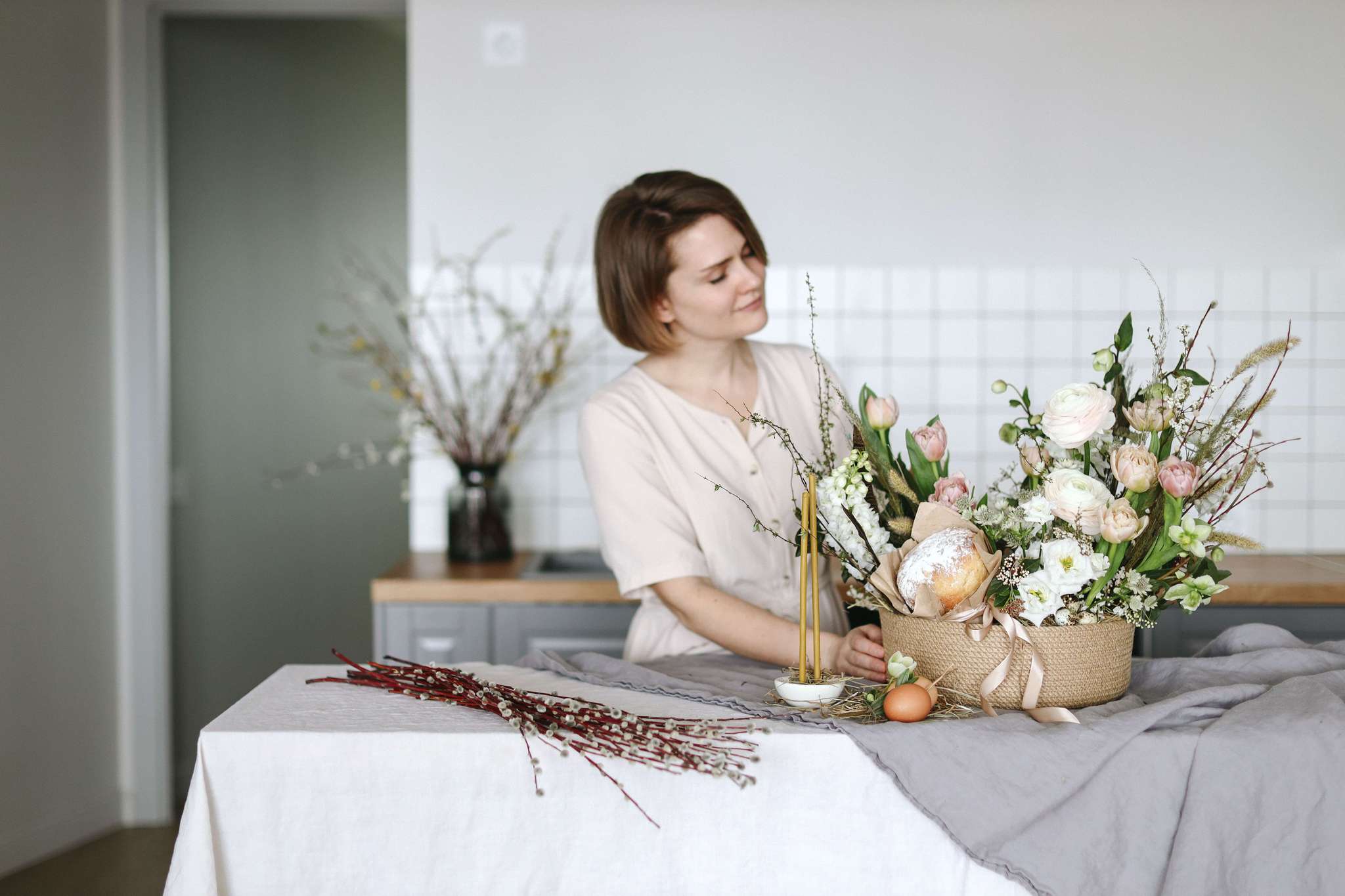 Flowerna. Когда будет Вербное воскресенье в Москве. Flowers delivery Sunday.