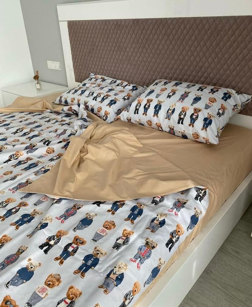 дитяча постільна білизна люкс з ведмедиками ральф лорен фото 1