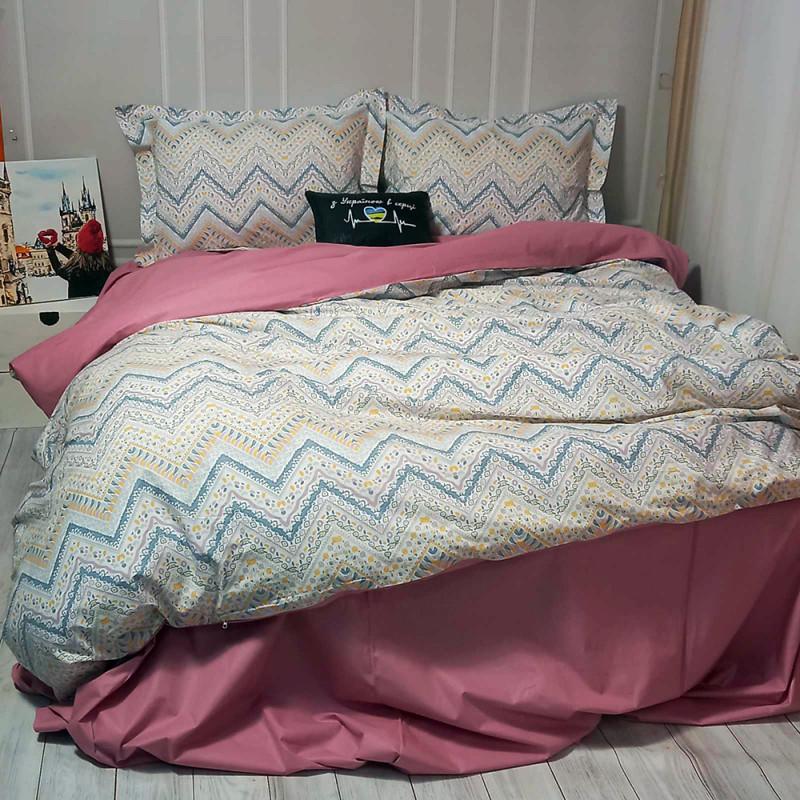 підліткова постільна білизна ранфорс люкс з малюнком абстракція фото 1