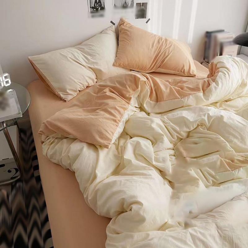 підліткова постільна білизна ранфорс молочно-кремового кольору