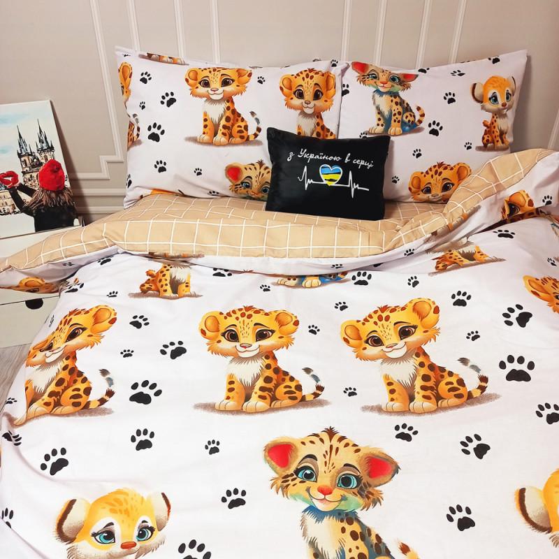 житяча постільна білизна з леопардиками фото 1