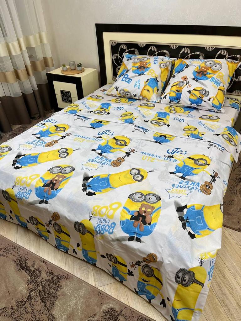 дитяча постільна білизна з міньонами