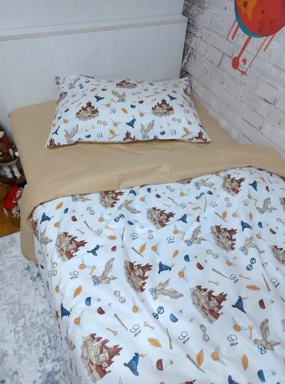 дитяча постільна білизна з замком Хогвартс, Гаррі Поттер фото 1