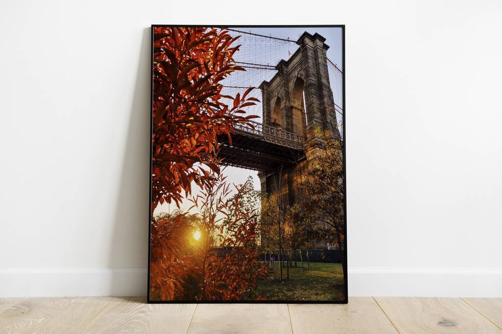 BROOKLYN BRIDGE AND SUNSET