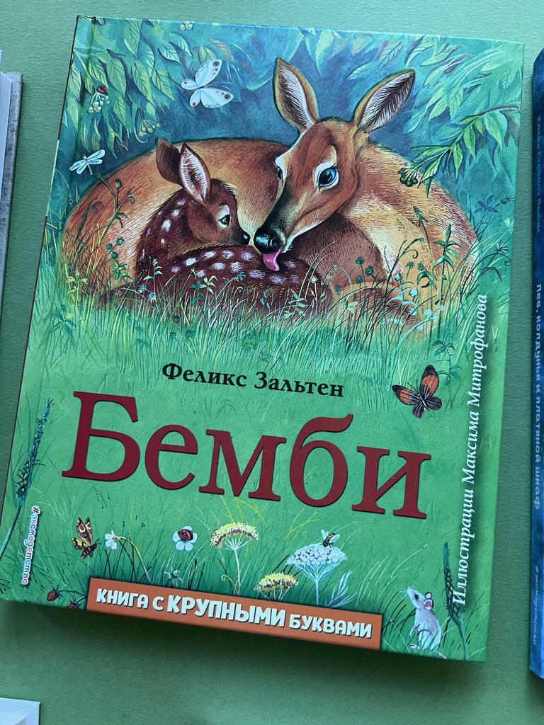 Бемби. Книги с крупными буквами