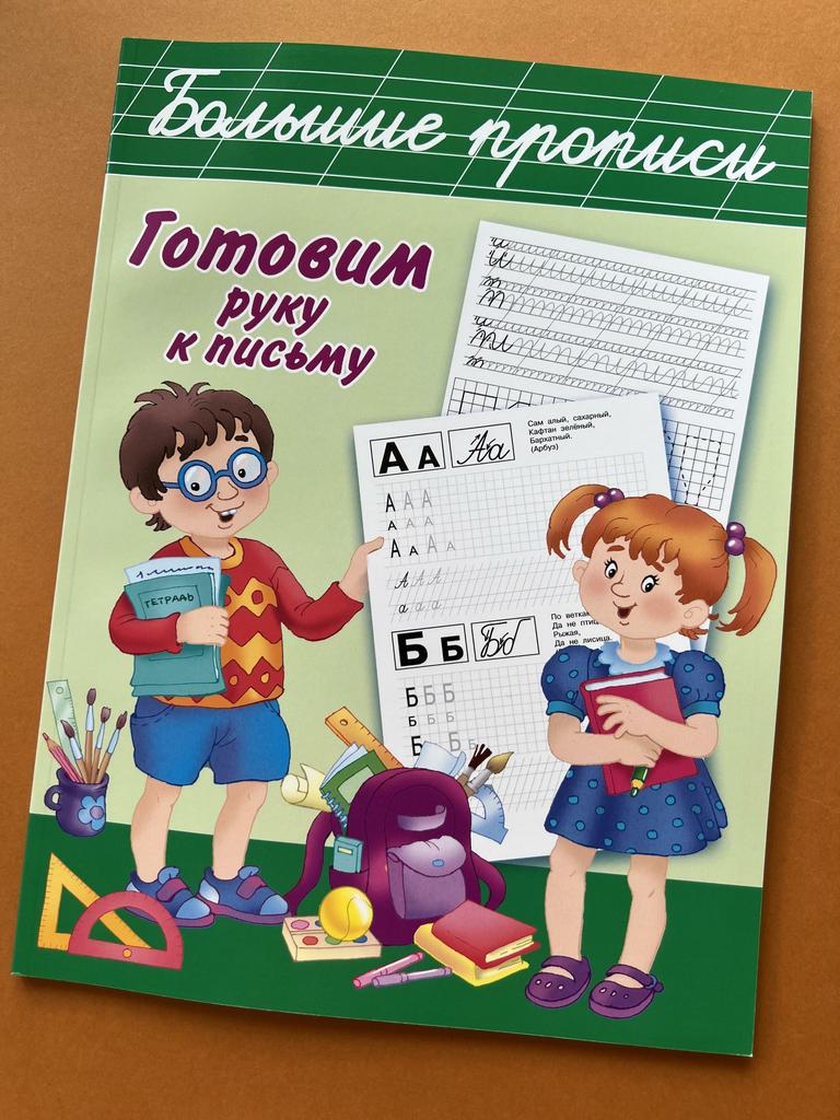 Готовим руку к письму. Большие прописи