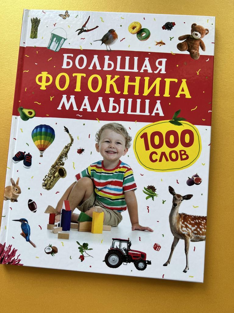 Большая фотокнига малыша. 1000 слов