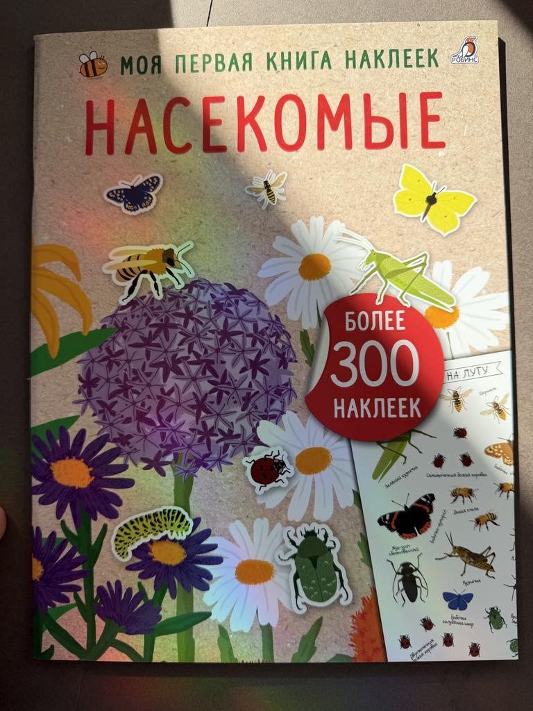 Моя первая книга наклеек. Насекомые