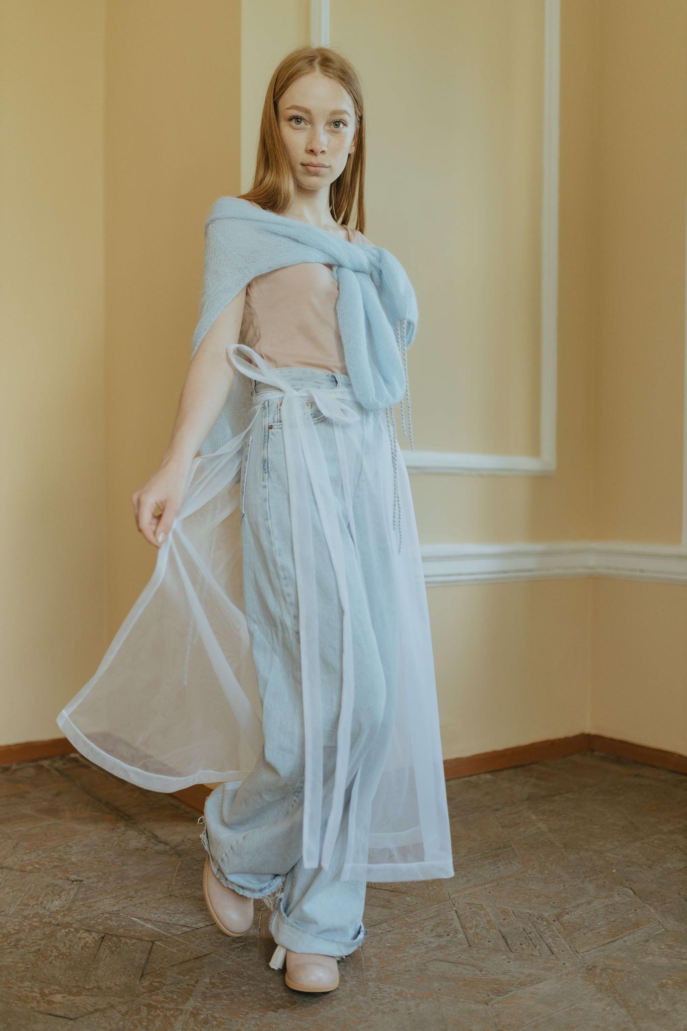 Прозрачный фартук/Transparent apron