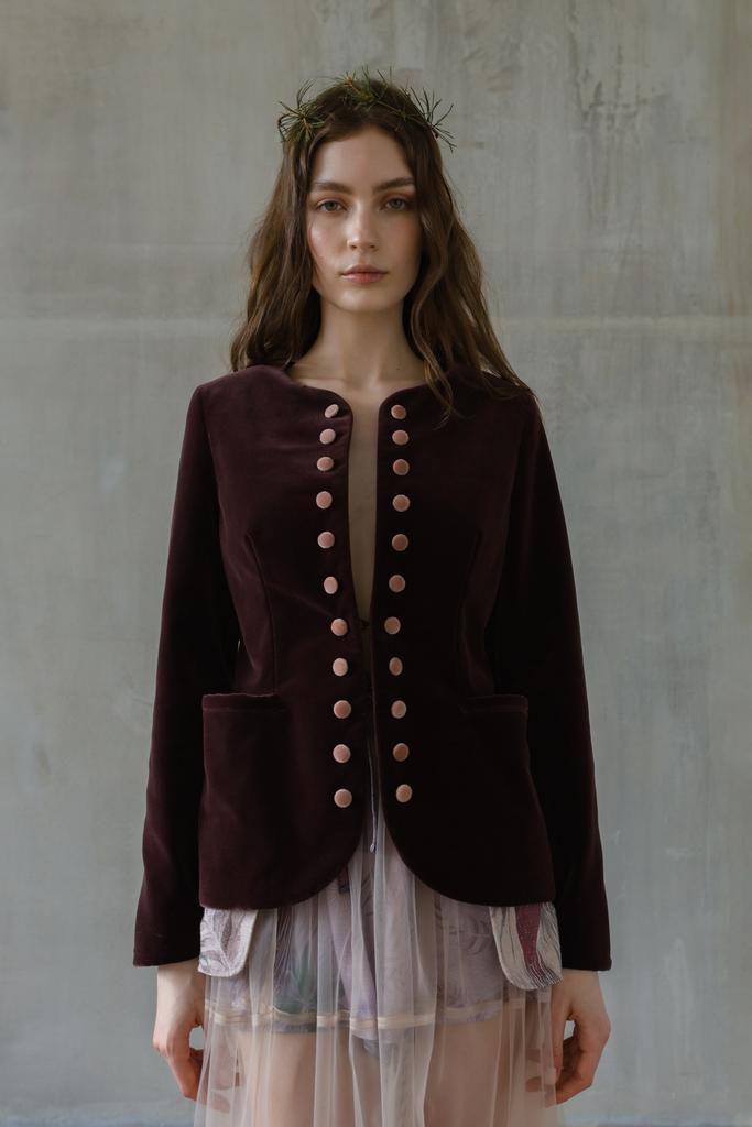 Жакет бархатный Феникс \ Velvet jacket "Phoenix"