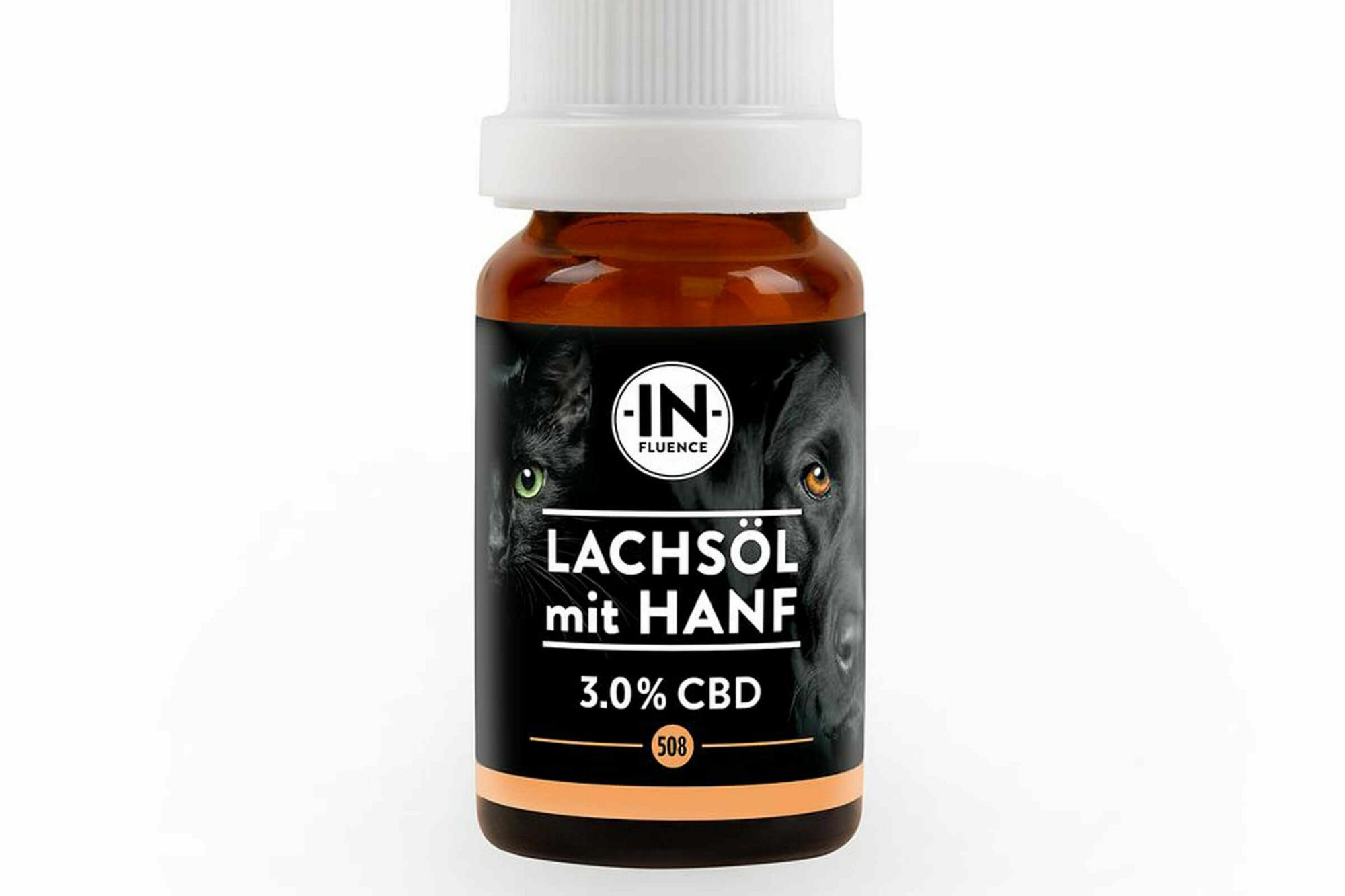 In-Fluence Futterzusatz Lachsöl mit Hanf 3% 10ml