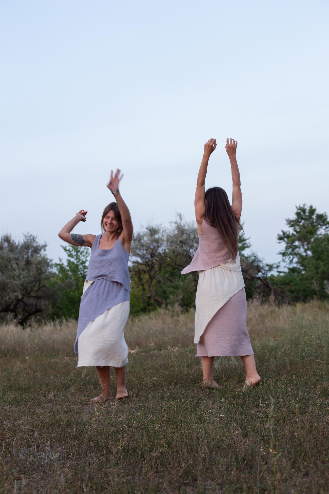 МУСЛІНОВИЙ СЕТ | топ плюс спідниця | ВОЛОШКОВЕ ПОЛЕ