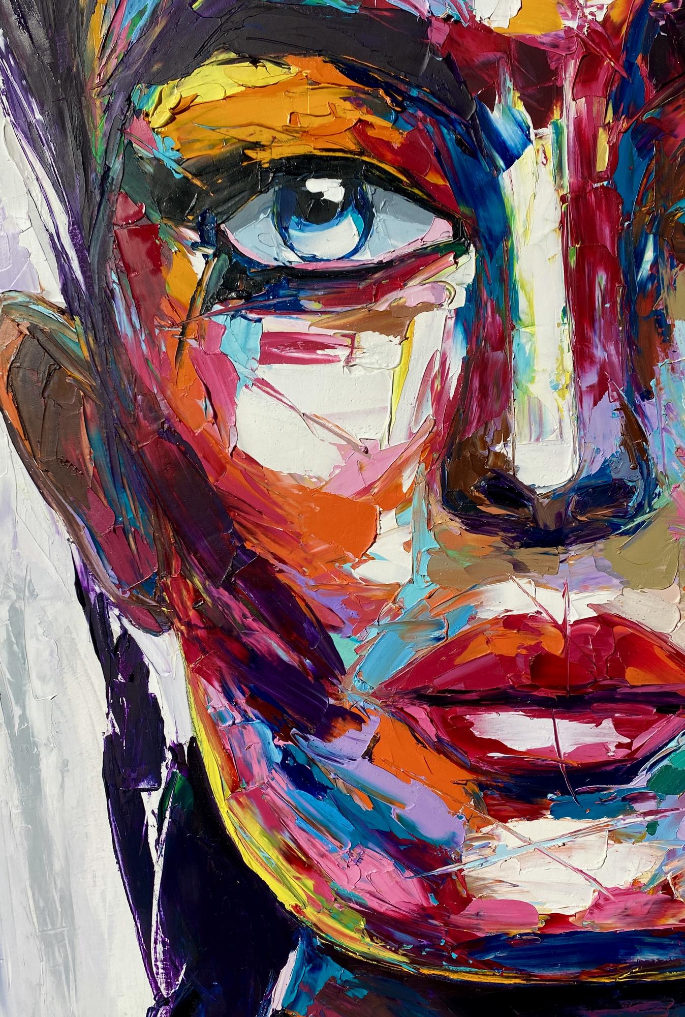 "AMOR OR... Indiffirence" 100x100 cm