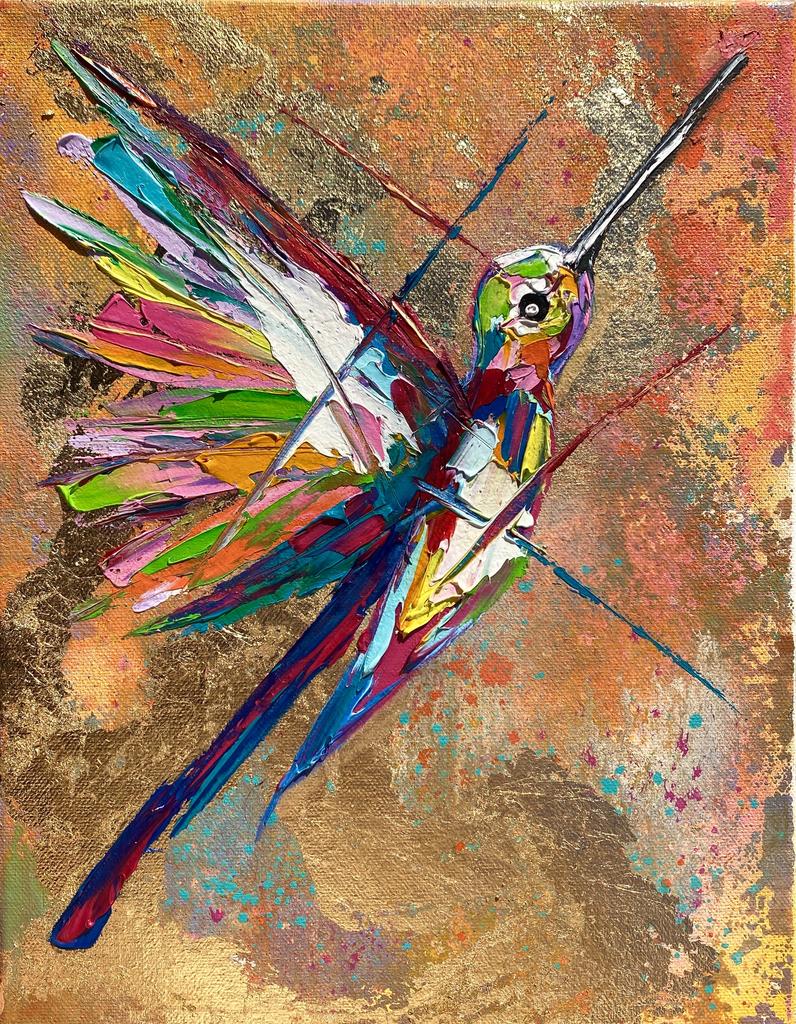 Princess Blue with Orange Sun