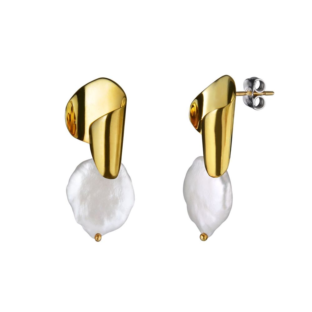 Серьги woman line 'FEMININITY' позолота