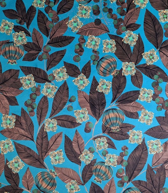 Французская ткань Thevenon Fruit du Paradis Бархат