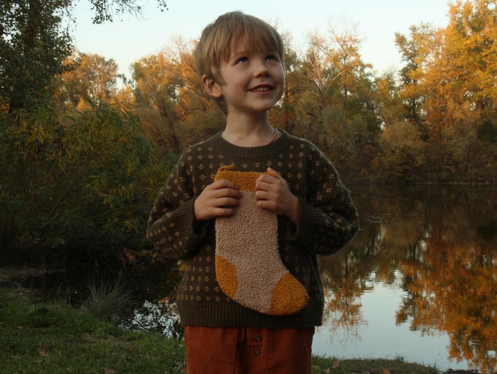 ЧОБІТОК РІЗДВЯНИЙ ГІРЧИЦЯ + ТЕПЛИЙ БЕЖ