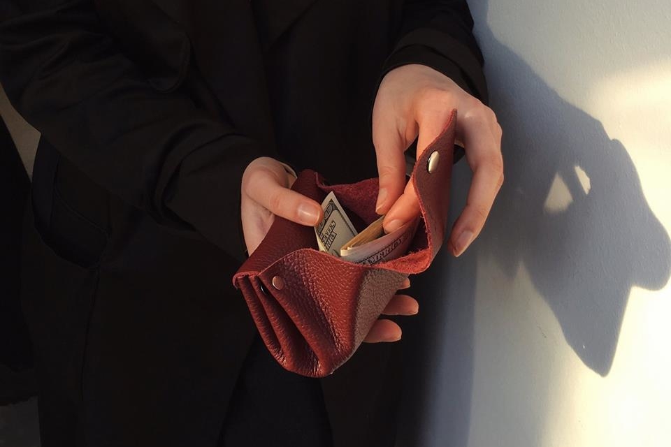 Кошелек Chubby bordo