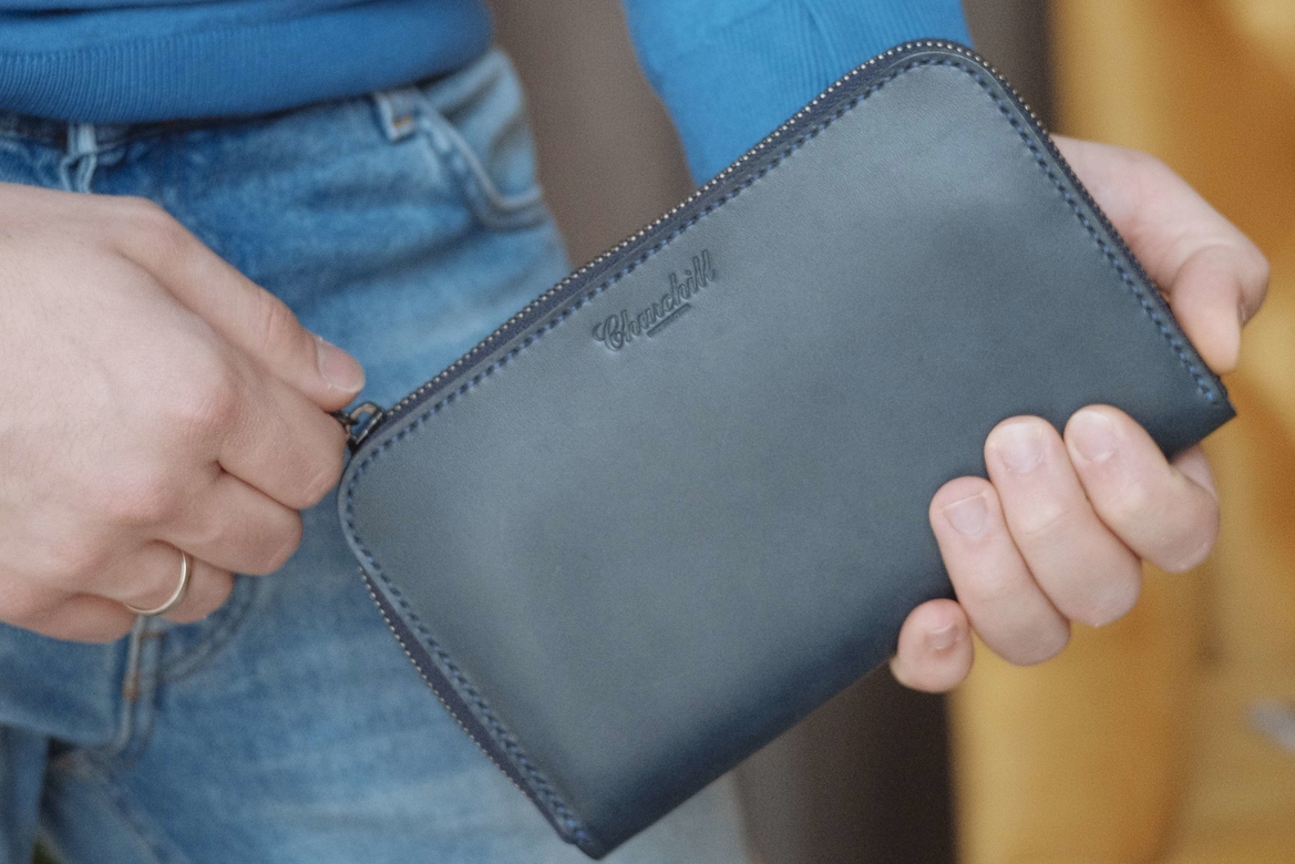 Кошелек на молнии Dominant Navy