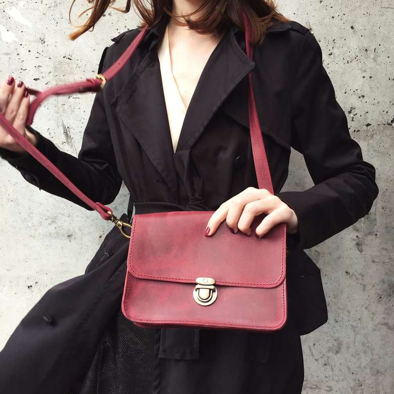 Сумка Crossbody Petite Bordo