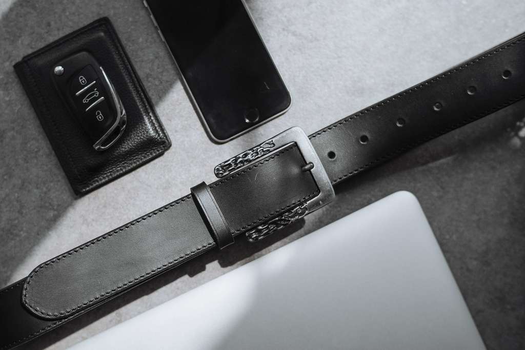 Кожаный ремень Black