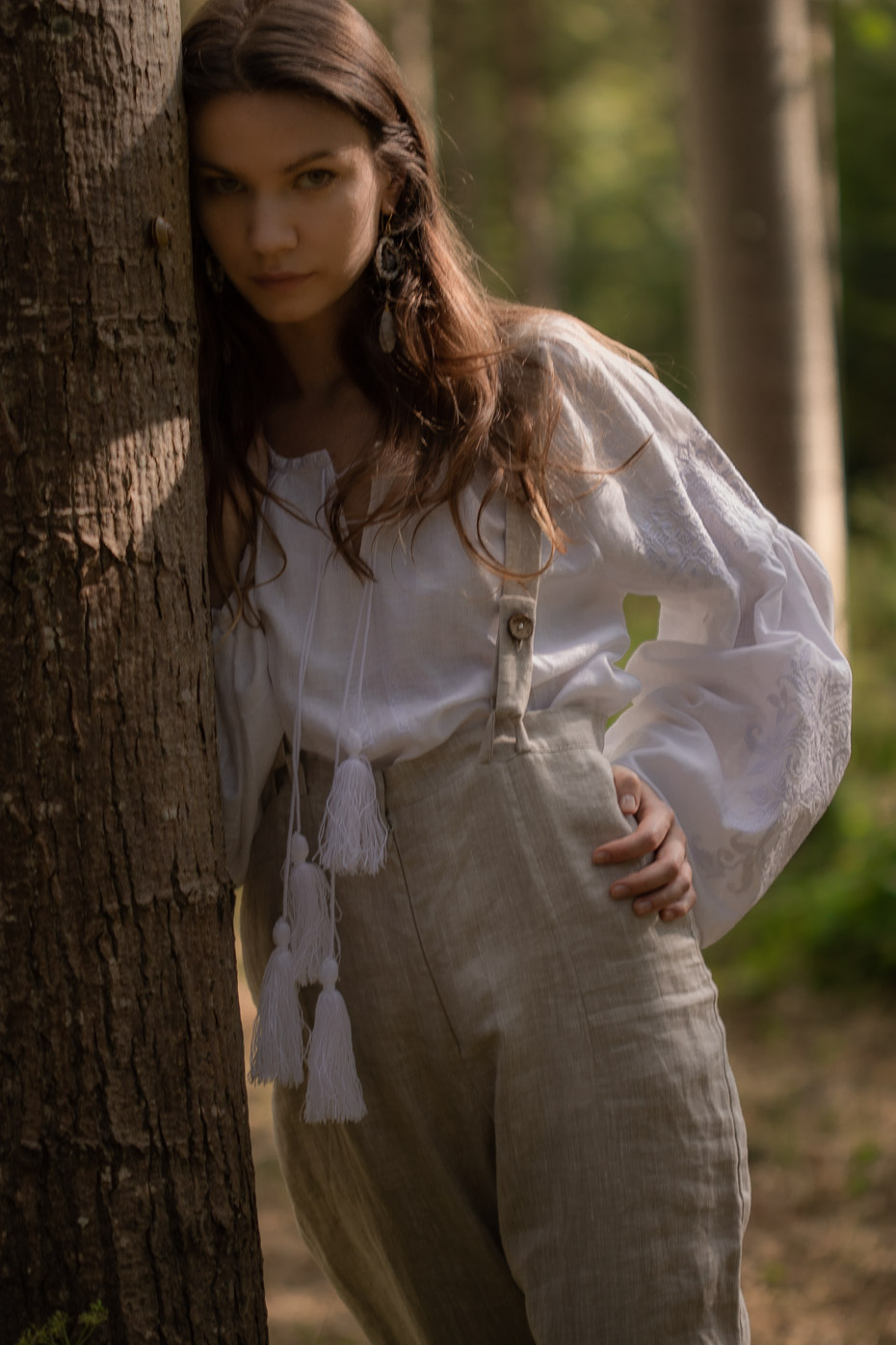 DUNGAREES  IN ERATO LINEN