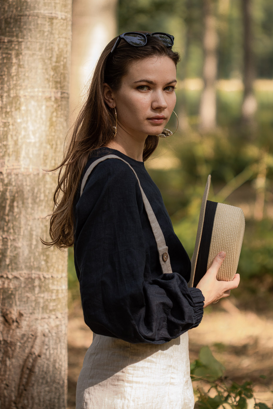 LINEN BLOUSE MINIMALIST KRILA