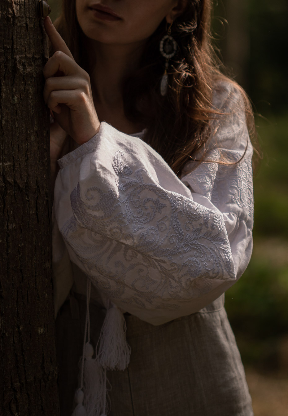 LINEN EMBROIDERED BLOUSE EDEN