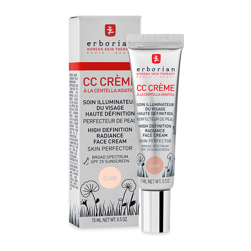 Erborian CC Cream Clair High Definition Radiance Face Cream Skin Perfector - CC Крем клер контроль кольору на FreshBeauty.com.ua