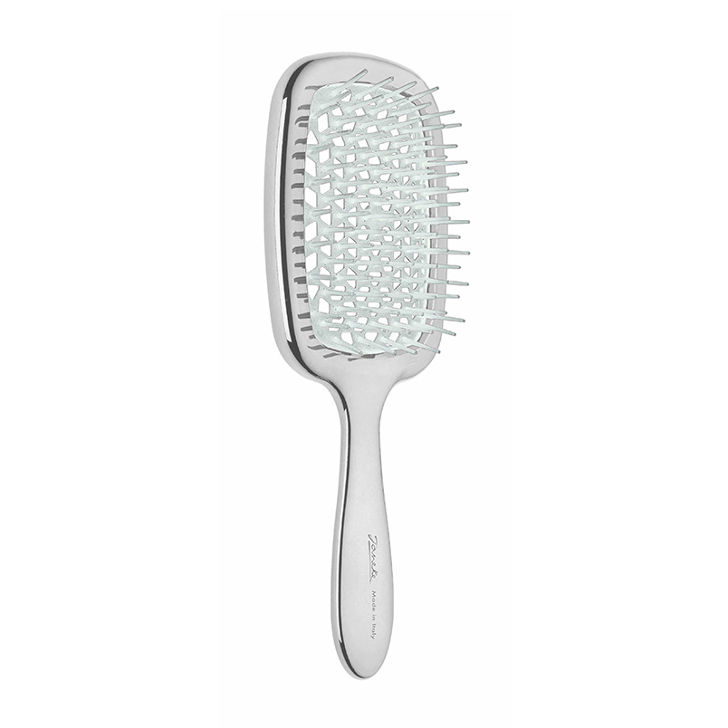 Janeke Superbrush - Гребінець для волосся біло-срібний на FreshBeauty.com.ua