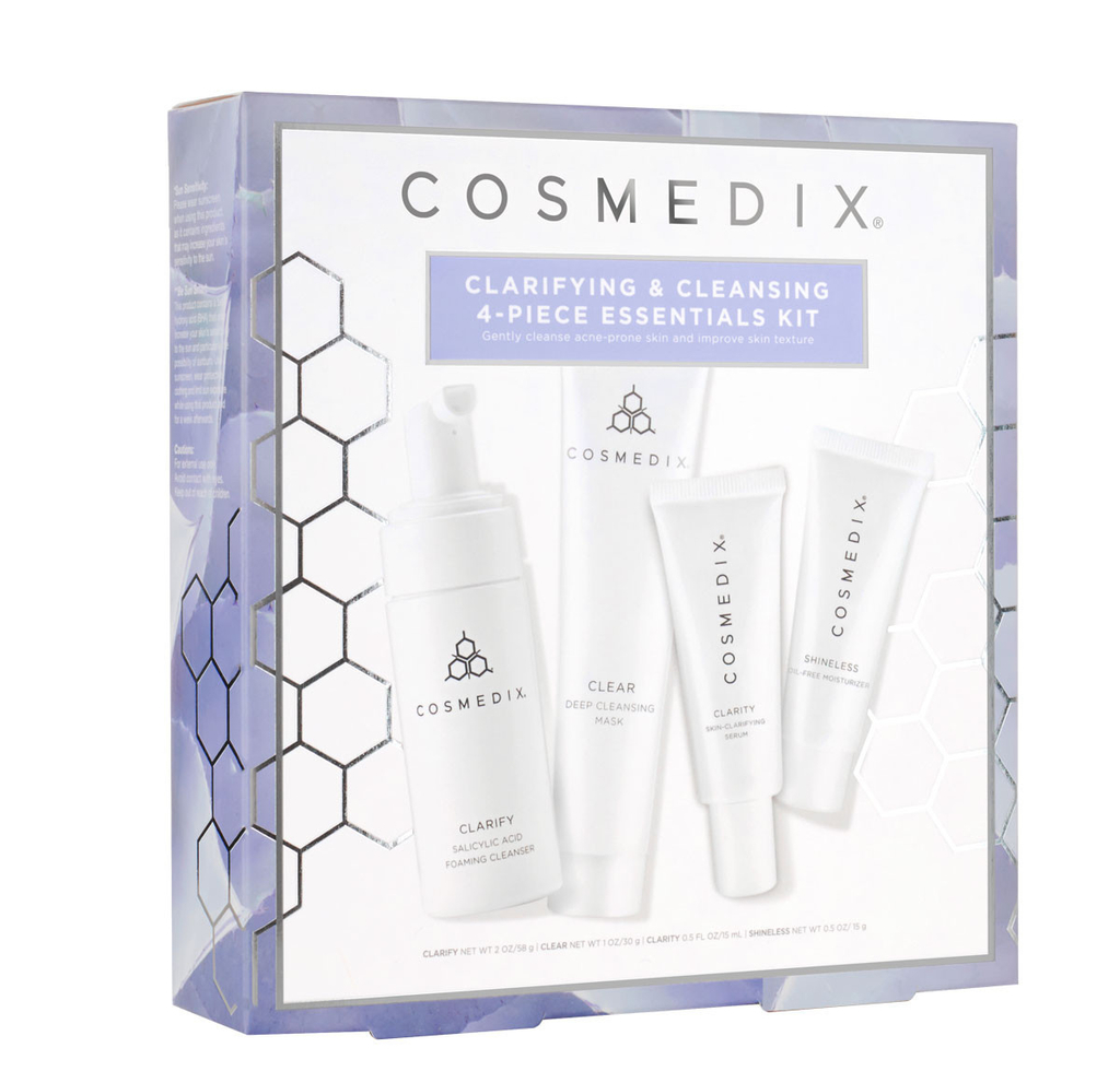 Cosmedix Clarifying & Cleansing Kit - Очищуючий набір для жирної шкіри, схильної до акне