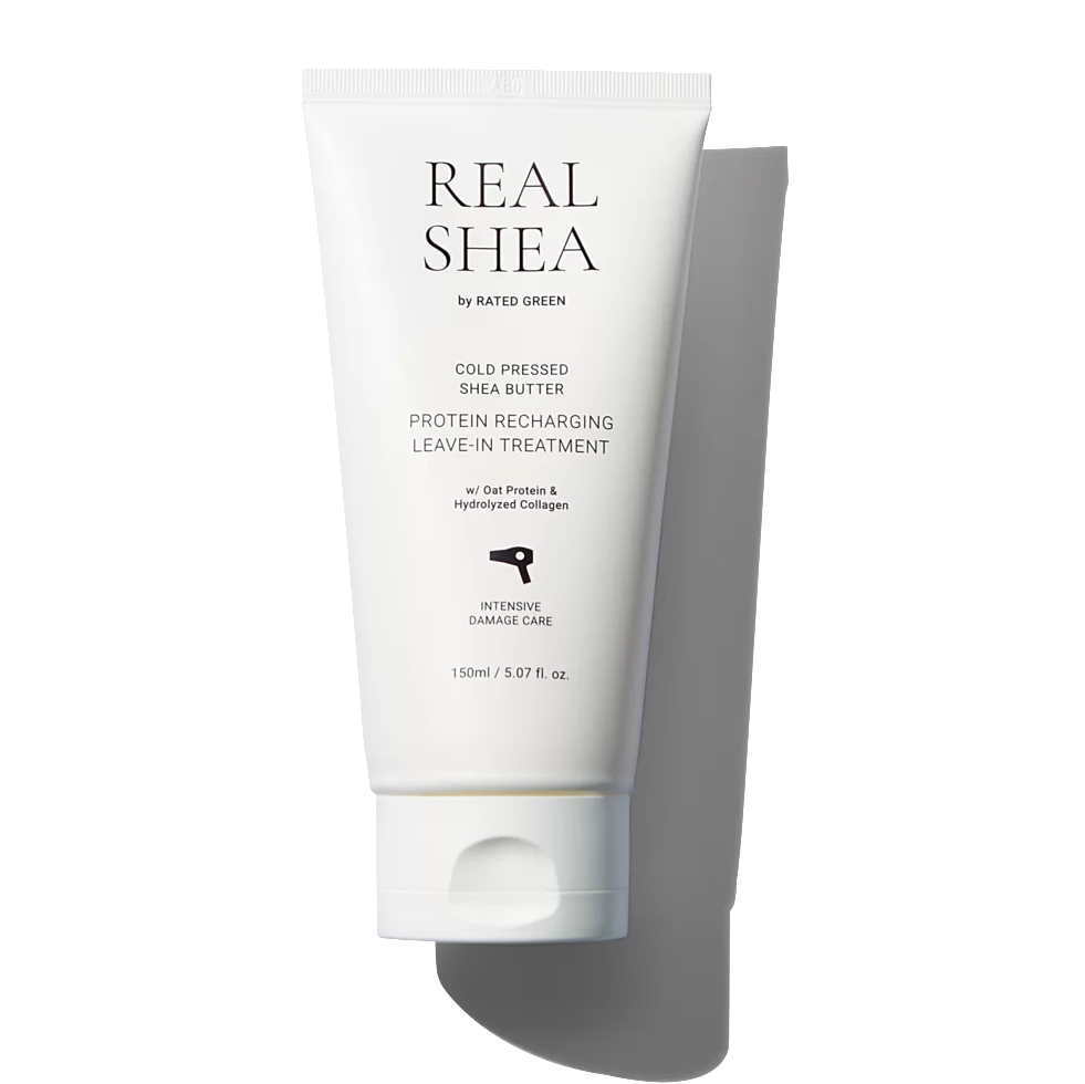 Rated Green Real Shea Protein Recharging Leave-in Treatment - Термозахисний відновлюючий крем для волосся з олією ши на FreshBeauty.com.ua