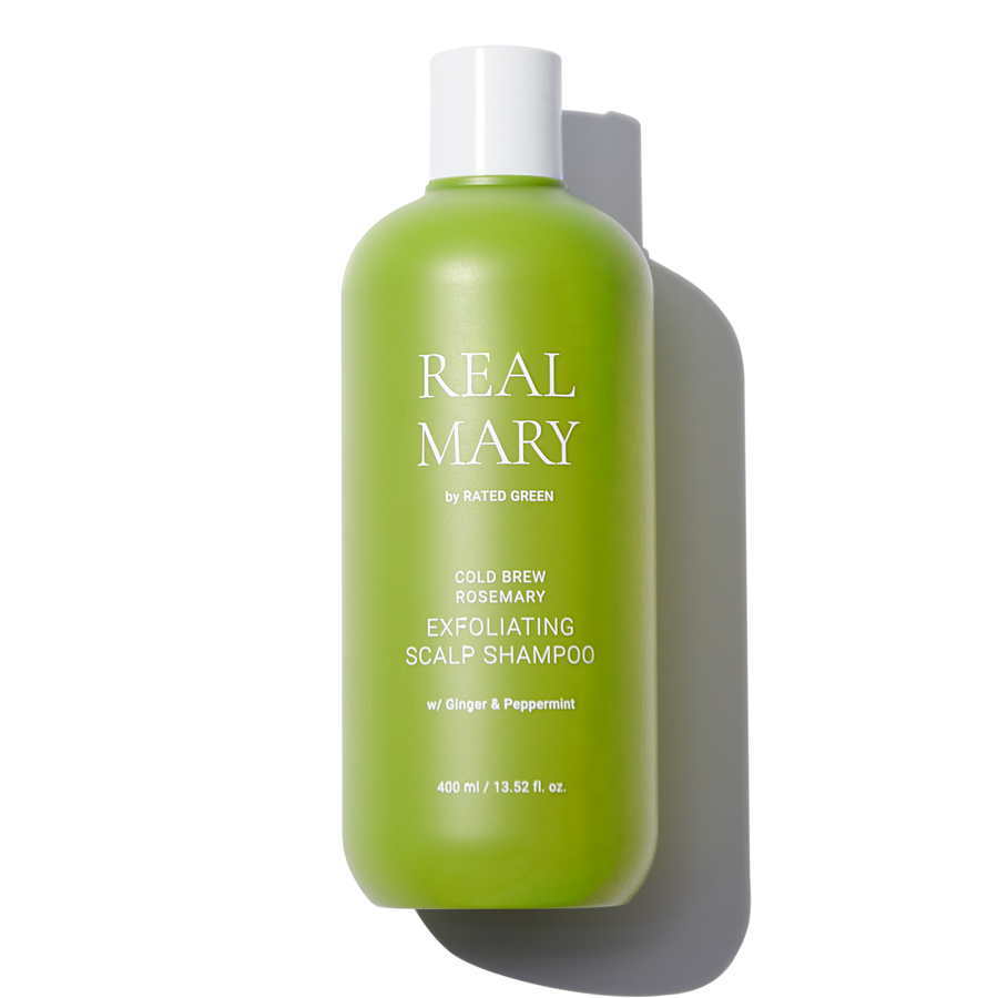 Rated Green Real Mary Cold Brewed Rosemary Exfoliating Scalp Shampoo - Глибокоочищуючий відлущуючий шампунь з соком розмарину на FreshBeauty.com.ua