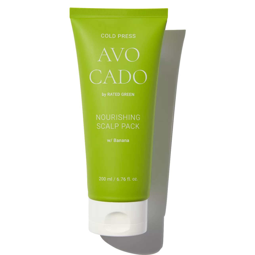 Rated Green Cold Press Avocado Nourishing Scalp Pack - Живильна маска з олією авокадо і екстрактом банана на FreshBeauty.com.ua