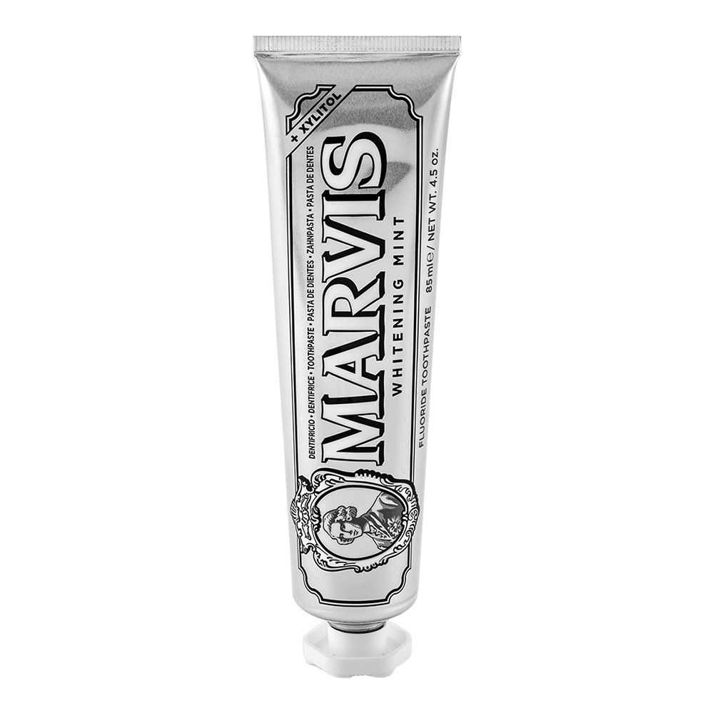 Marvis Whitening Toothpaste - Зубна паста з м'ятним смаком і відбілюючим ефектом 85ml на FreshBeauty.com.ua