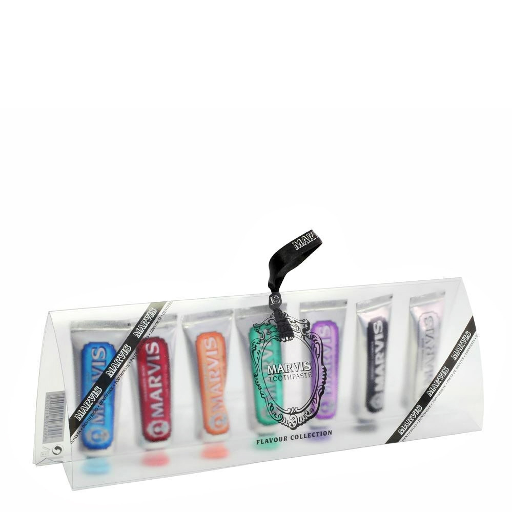 Marvis 7 Flavours Pack Toothpaste 25 ml x 7 - Подарунковий набір із 7 культових зубних паст на FreshBeauty.com.ua
