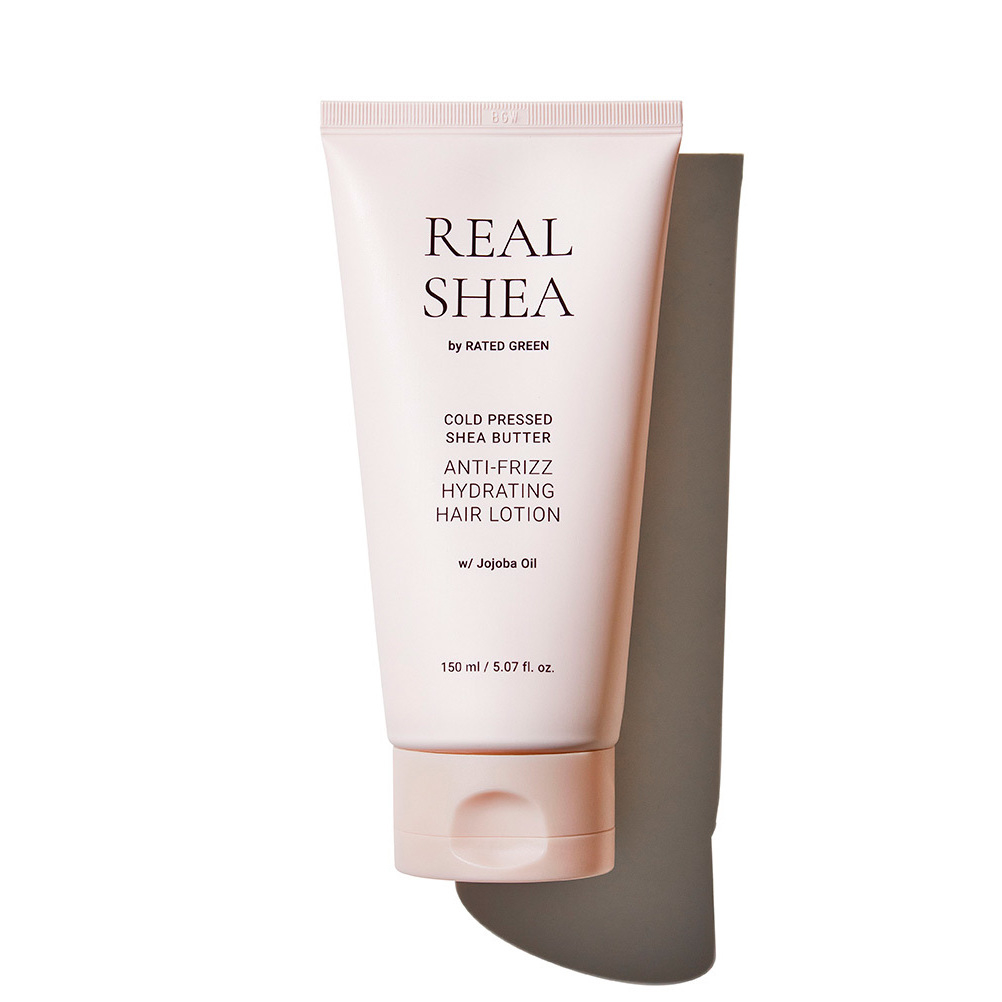 Rated Green REAL Shea Cold Pressed Shea Butter Anti-Frizz Hydrating Hair Lotion - Зволожуючий лосьйон для волосся з олією Ши на FreshBeauty.com.ua