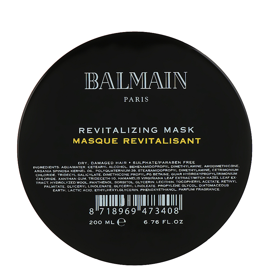 Balmain Paris Hair Couture Revitalizing Mask - Відновлювальна зволожувальна маска для волосся на FreshBeauty.com.ua