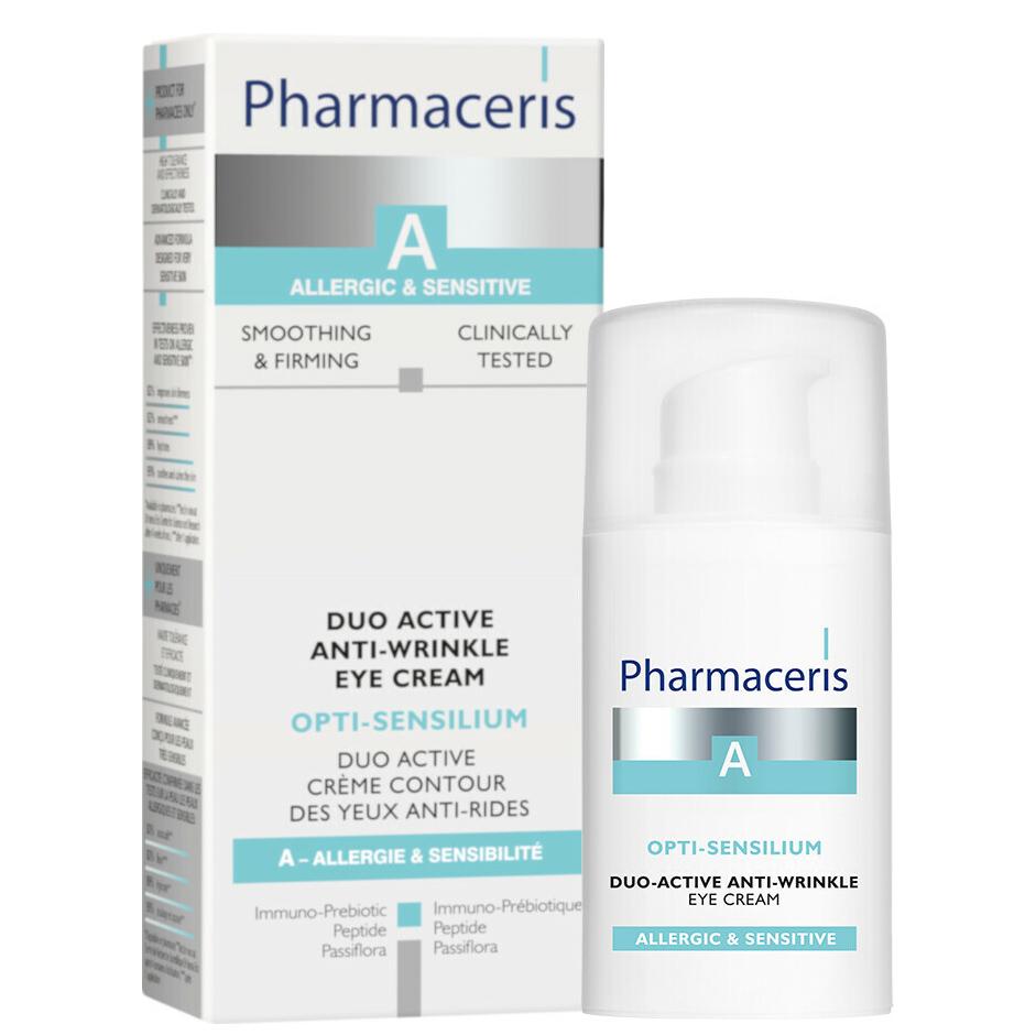PHARMACERIS A Opti-sensilium Duo Active Anti-Wrinkle Eye Cream - Двоактивний крем для повік проти зморшок